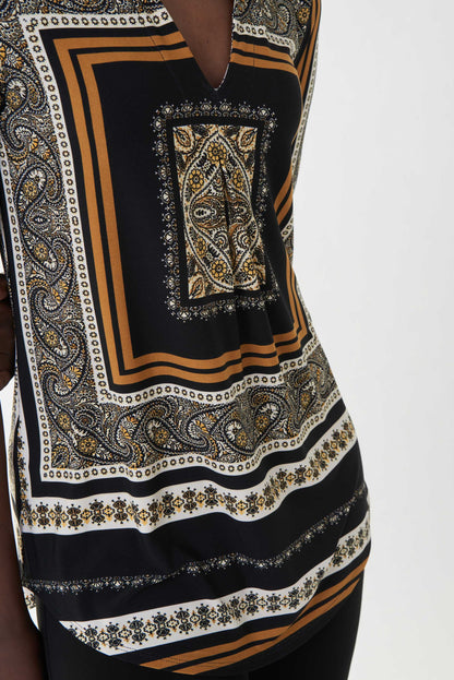 Blusa estampado de cachemiras 223228