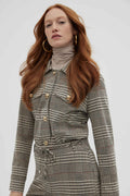 Chaqueta tejida cuadros 223298