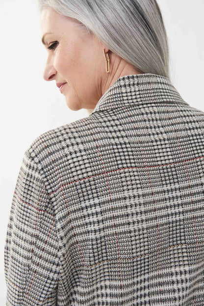 Chaqueta tejida cuadros 223298