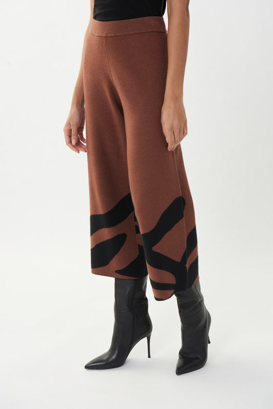 Pantalón tejido color caramelo 223949