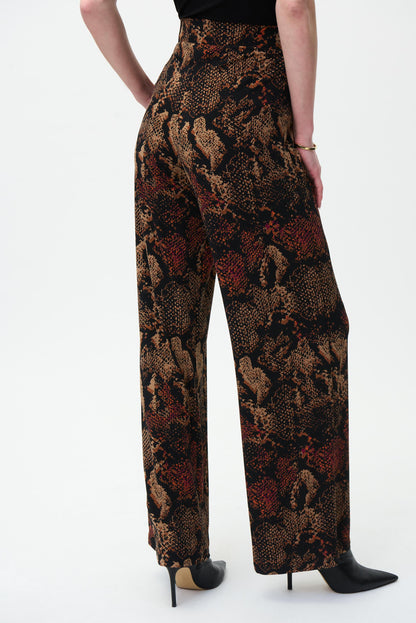 Pantalón animal print café 224112