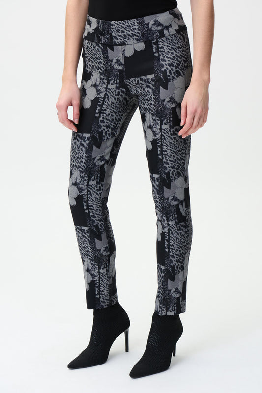 Pantalón estampado gris 224242