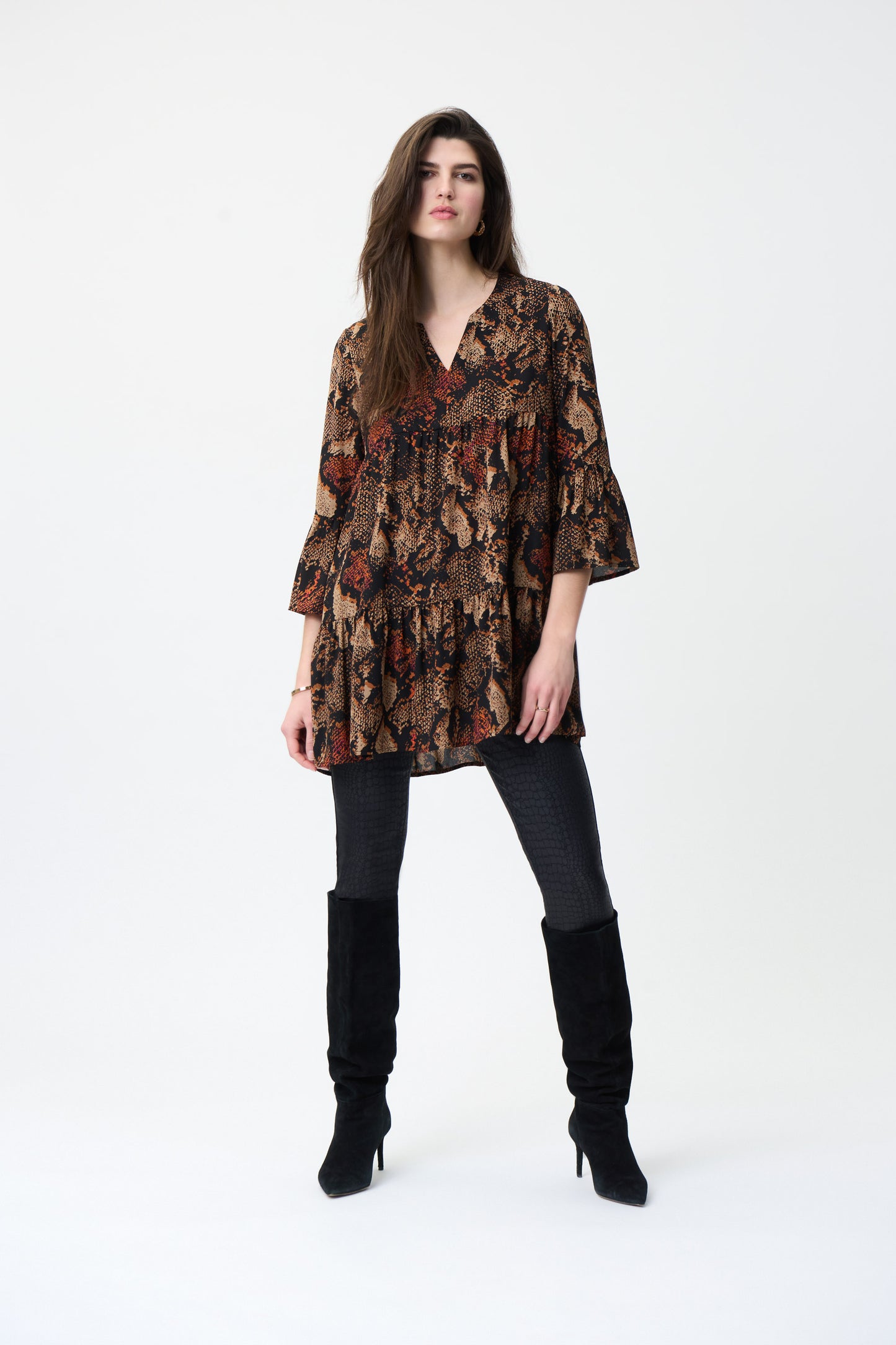 Bluson animal print café 224244