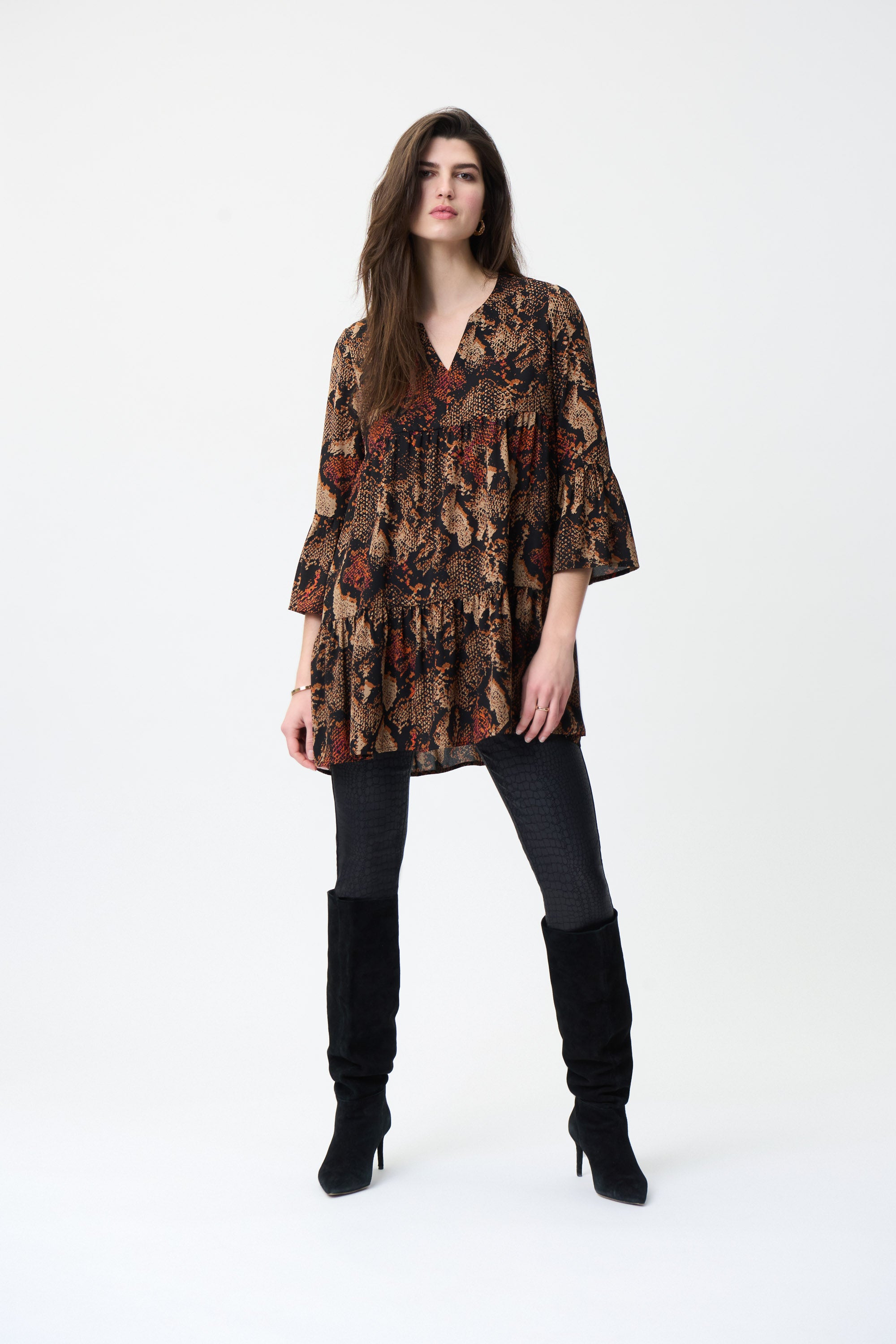 Bluson animal print café 224244
