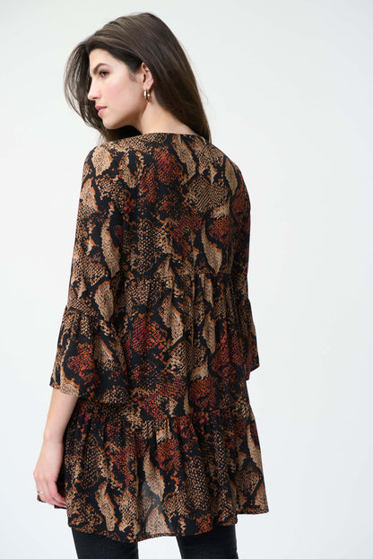 Bluson animal print café 224244