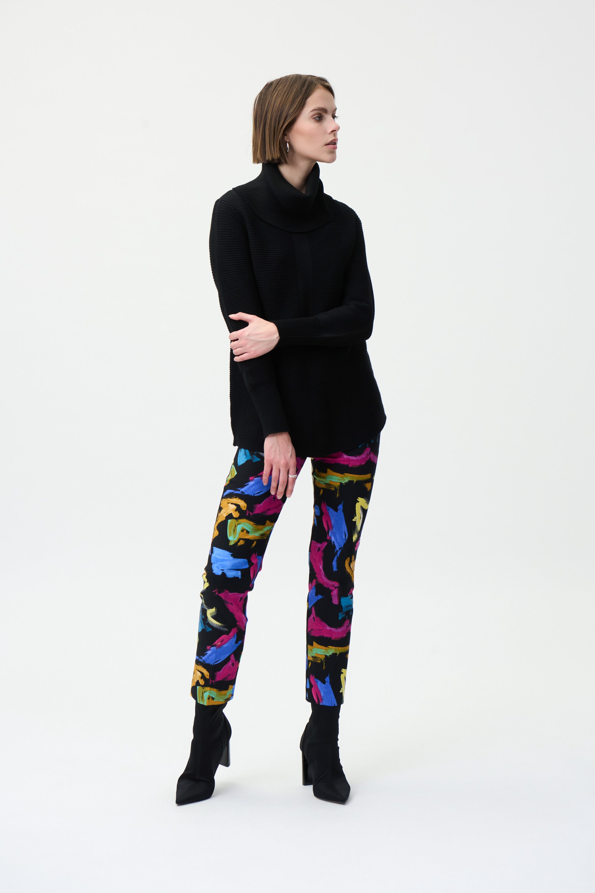 Pantalón estampado neon 224280