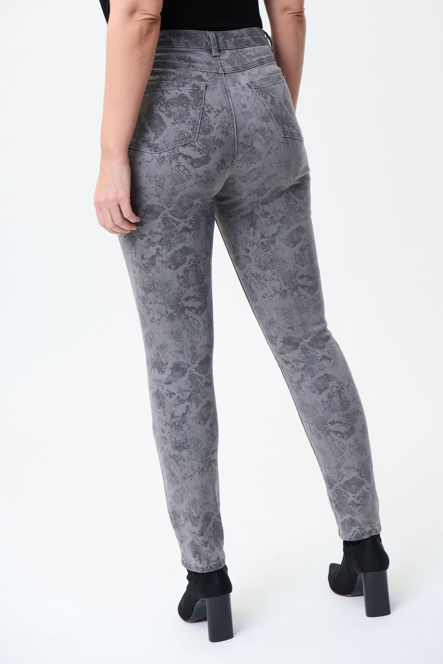 Jeans gris animal print 224925