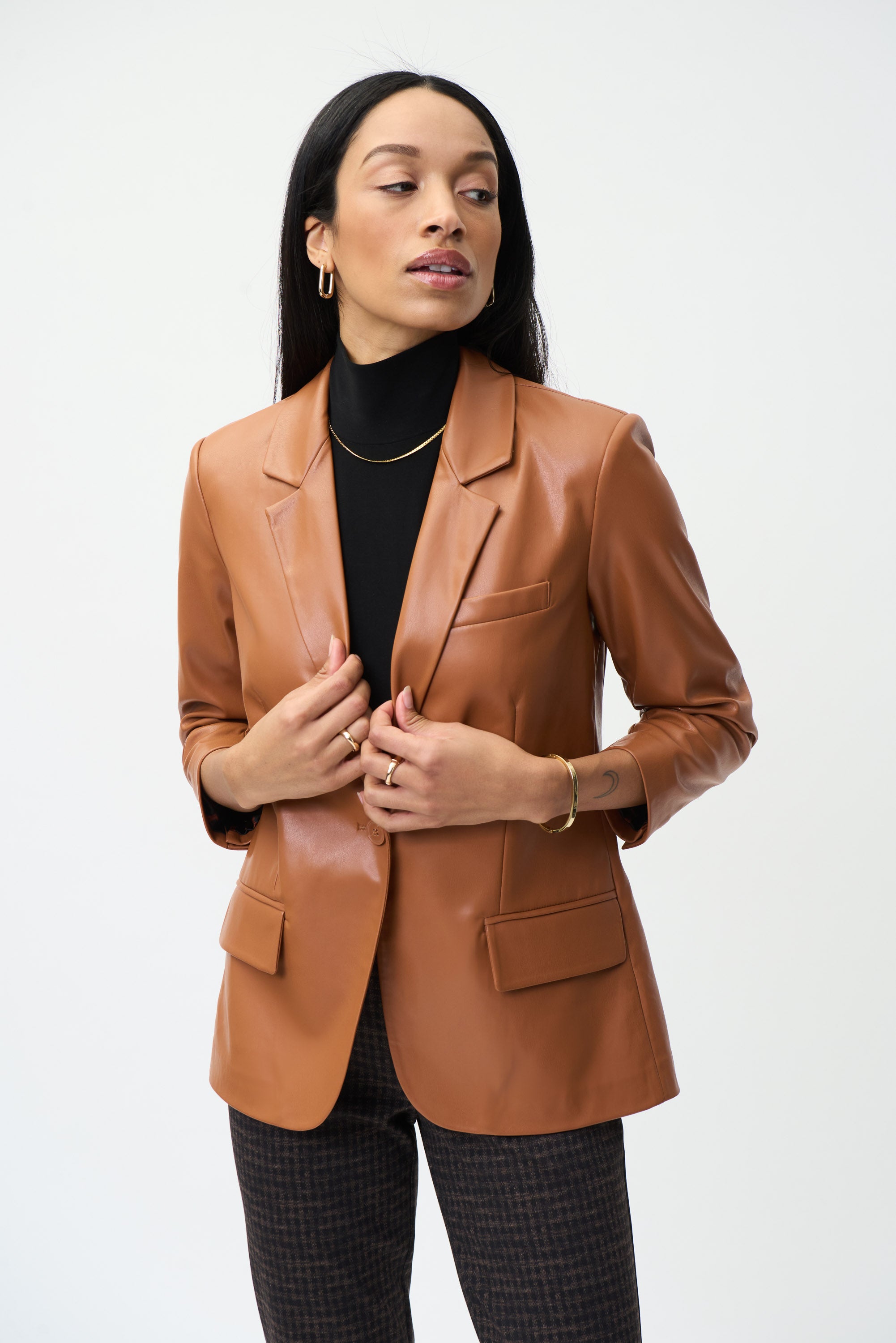 Chaqueta vinipiel camel 224946