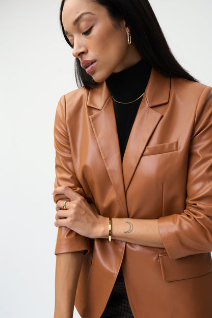 Chaqueta vinipiel camel 224946