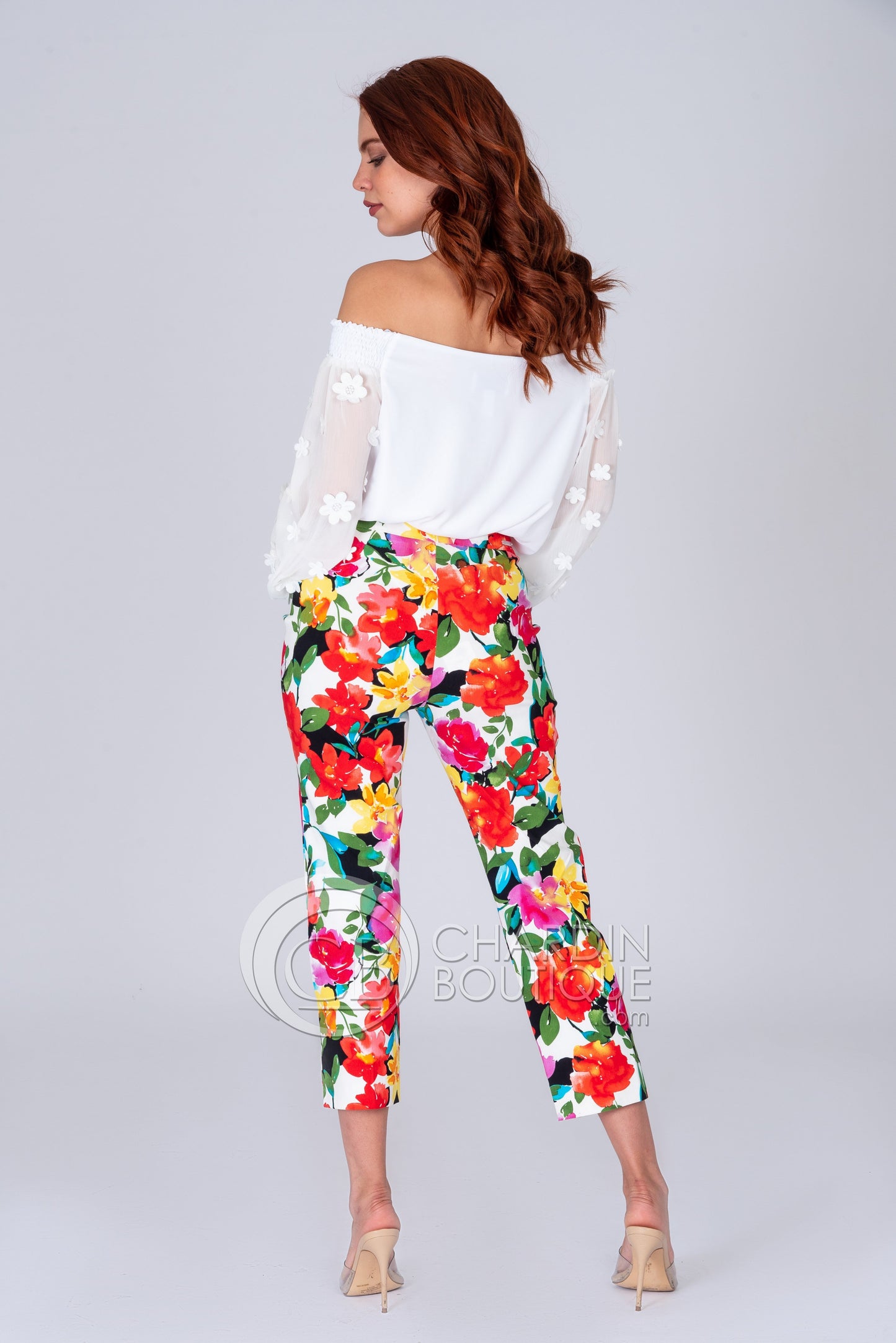 Pantalón estampado de flores 202260 Joseph Ribkoff