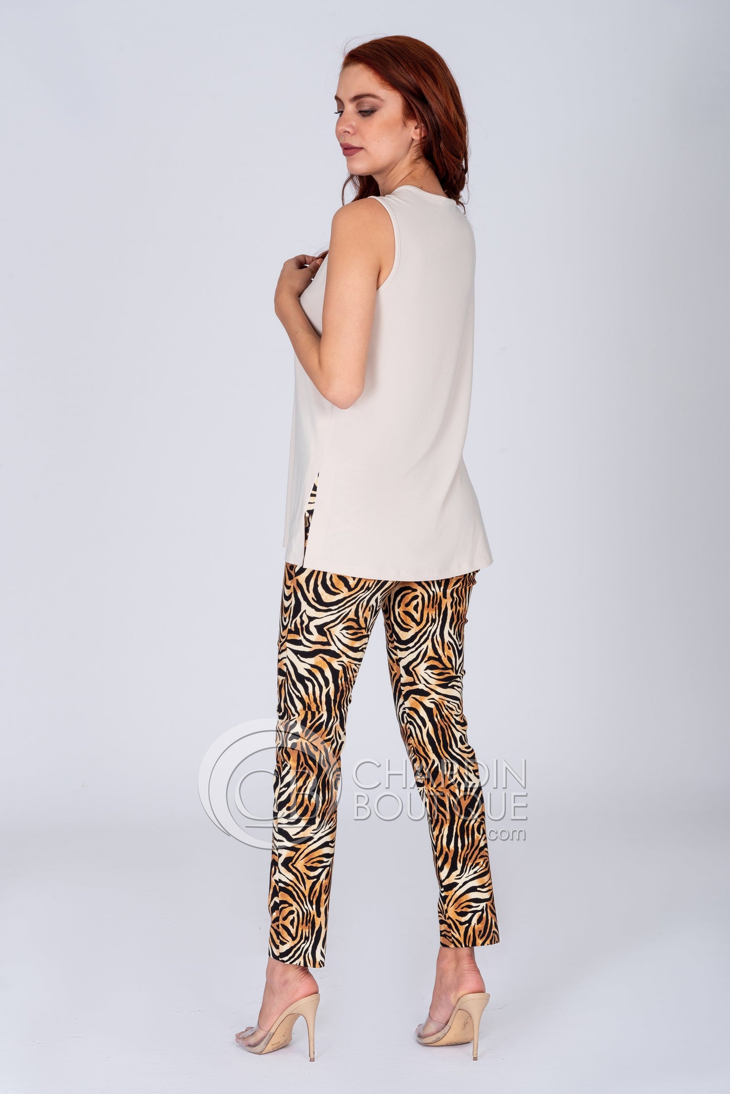 Pantalón estampado de tigre 201022 Joseph Ribkoff